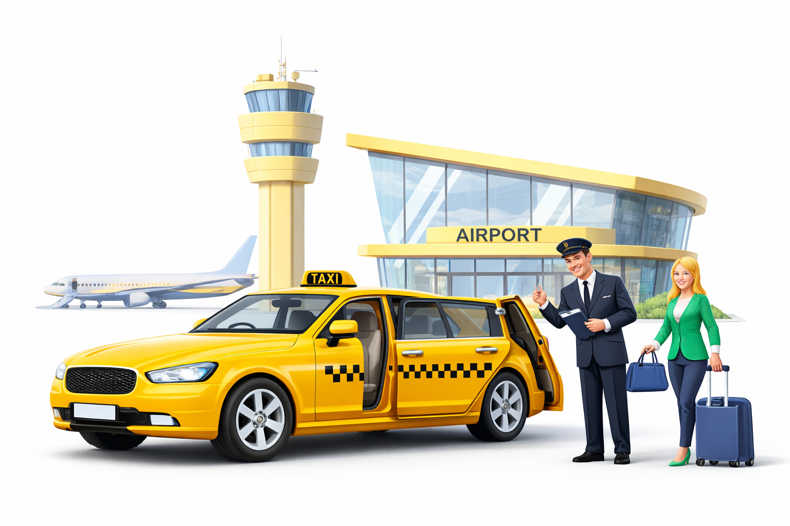 Airport taxi services